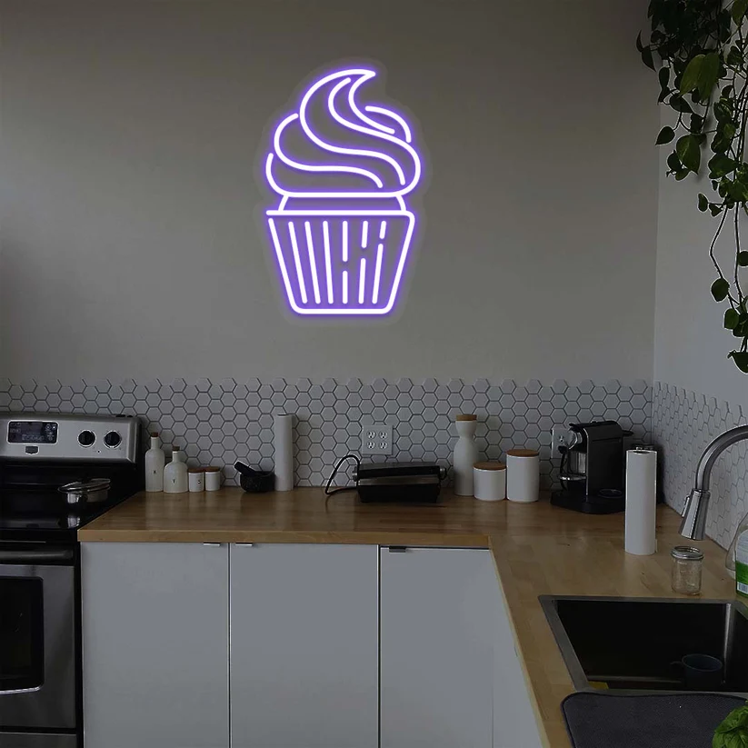 Cupcake Neon Sign