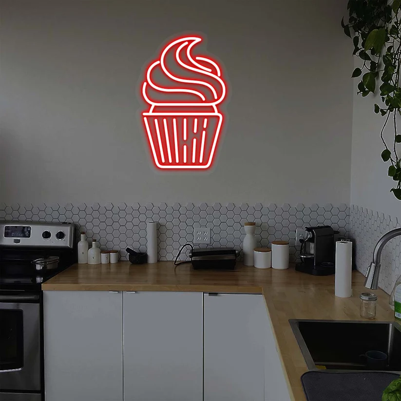 Cupcake Neon Sign