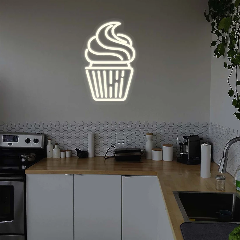 Cupcake Neon Sign