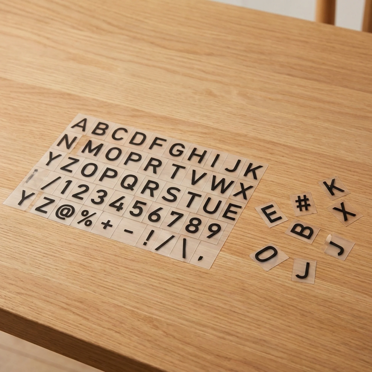 A-Frame Menu Board with Wood Handle and Changeable Letters