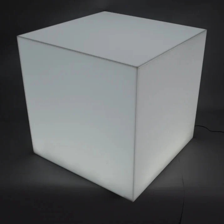 Cube LED Light Box Sign – Custom Acrylic Business Display
