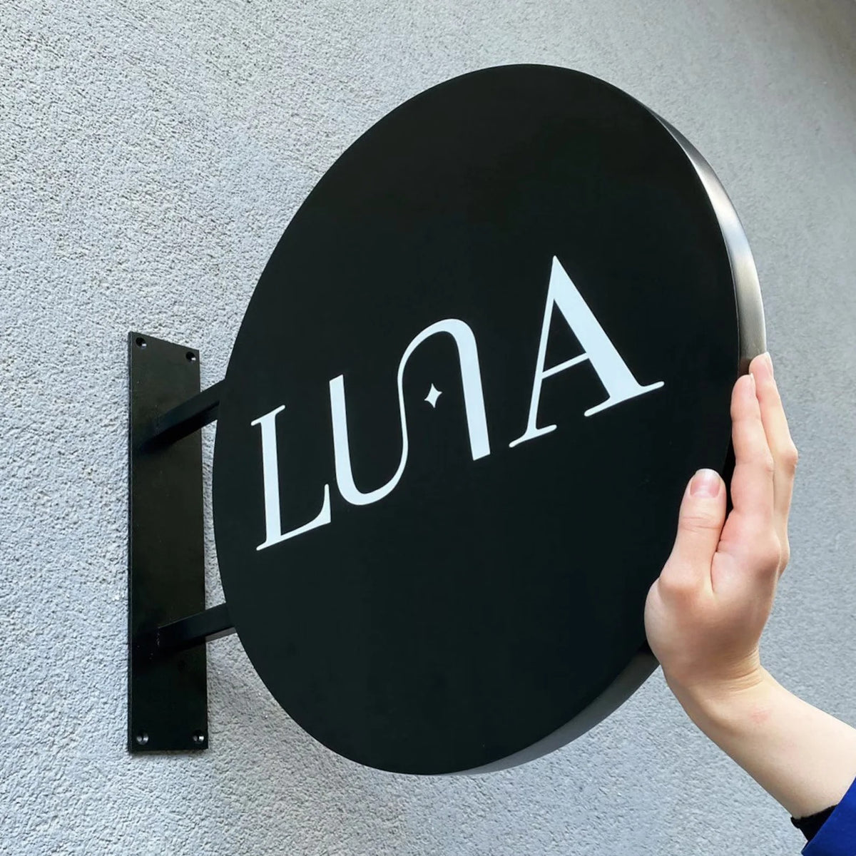 Custom Metal Business Logo Sign – Outdoor Storefront Sign
