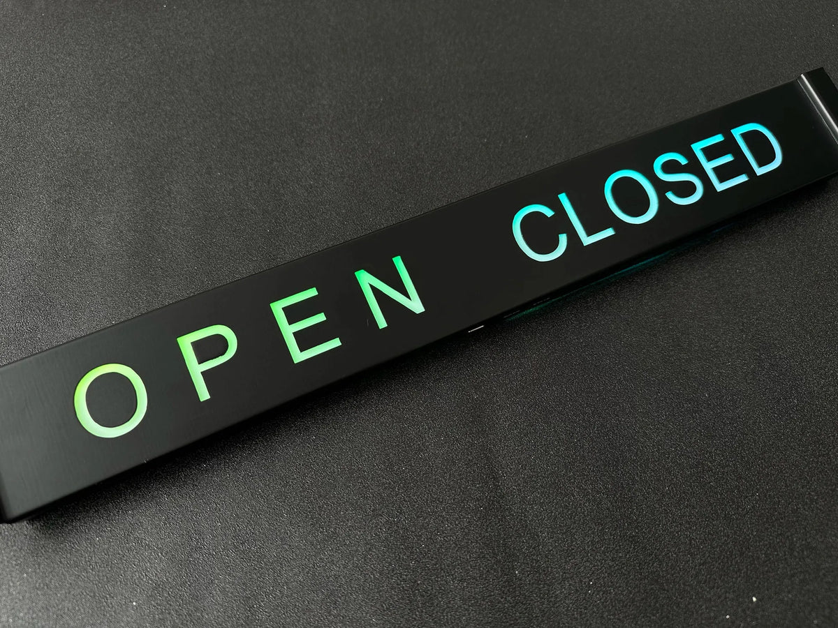 LED Open Closed Sign – RGB Business Sign with App Control