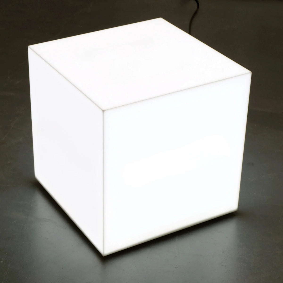 Cube LED Light Box Sign – Custom Acrylic Business Display