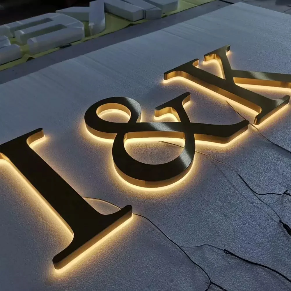 Backlit LED Channel Letters – Halo Lit 3D Storefront Sign