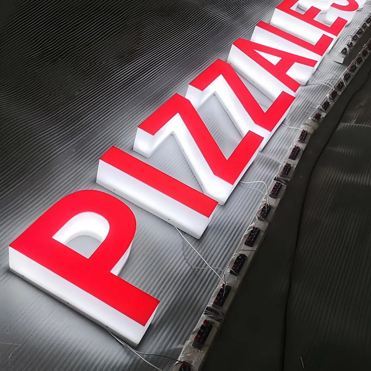 Full Lit 3D Acrylic Letter Sign – Custom LED Business Lettering