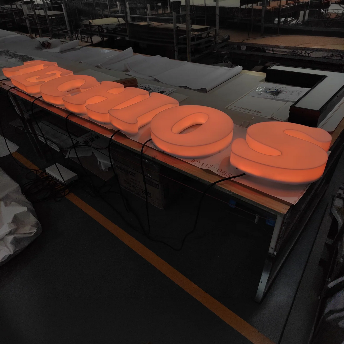 Full Lit 3D Acrylic Letter Sign – Custom LED Business Lettering