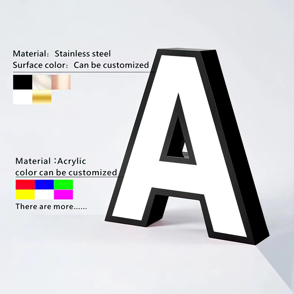 Front Lit LED Channel Letters – Illuminated 3D Storefront Sign