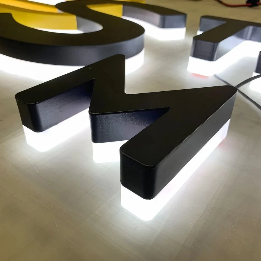 Backlit LED Channel Letters – Halo Lit 3D Storefront Sign