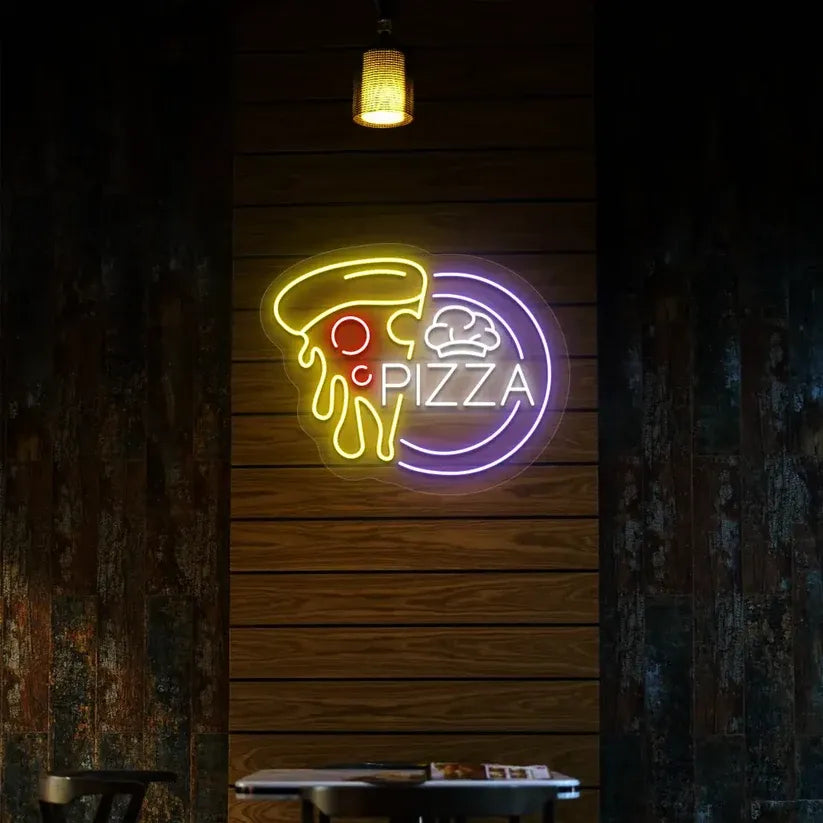 Pizza Slice Neon Sign