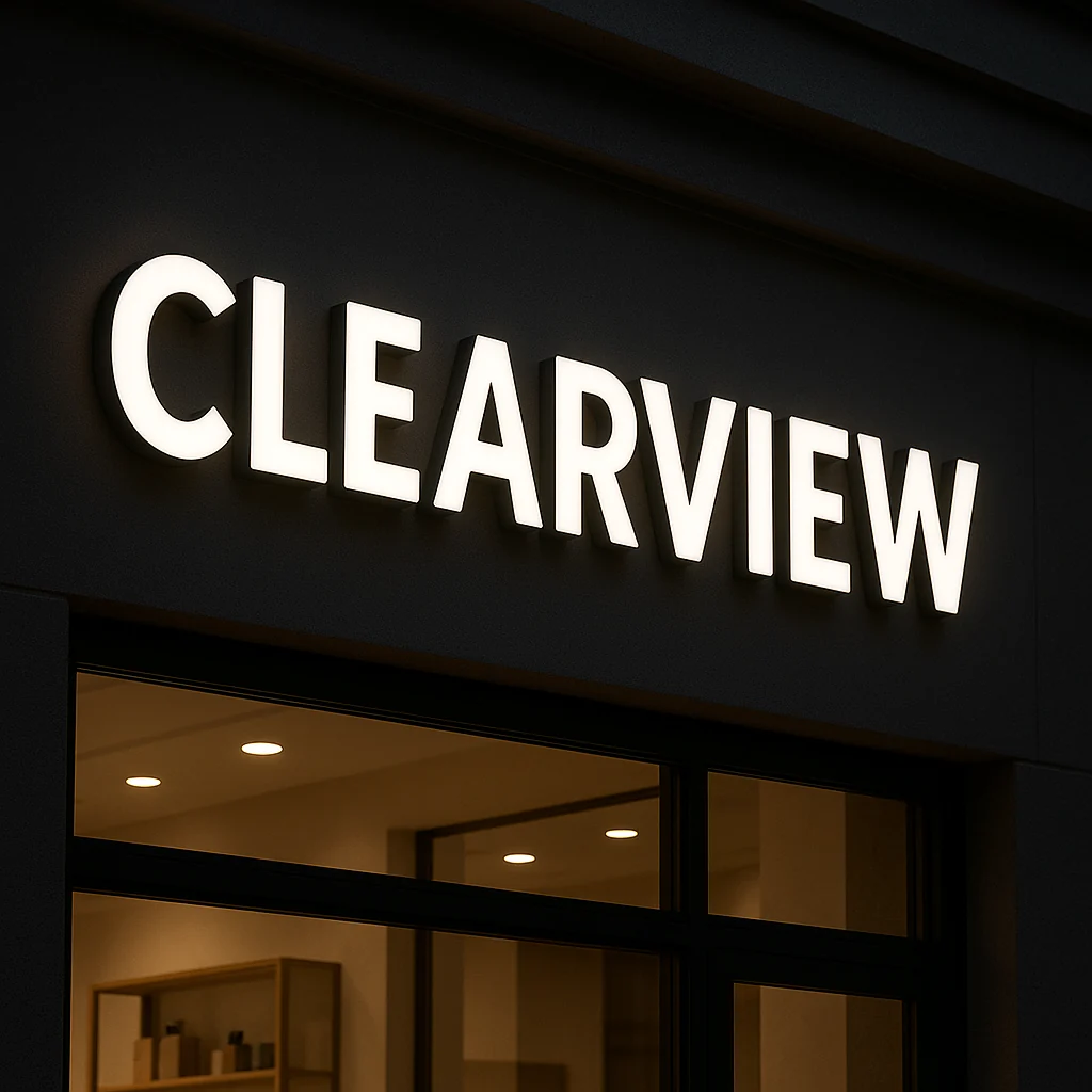 Front Lit LED Channel Letters – Illuminated 3D Storefront Sign