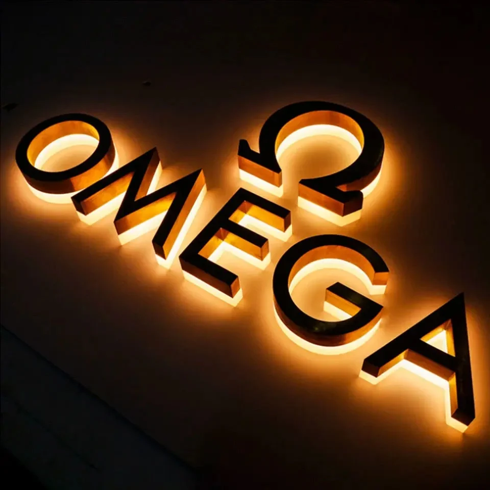 Backlit LED Channel Letters – Halo Lit 3D Storefront Sign