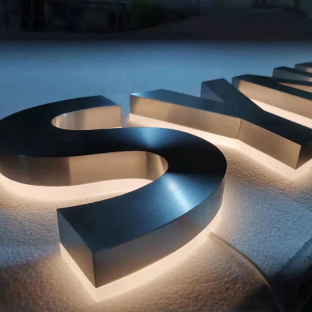 Backlit LED Channel Letters – Halo Lit 3D Storefront Sign