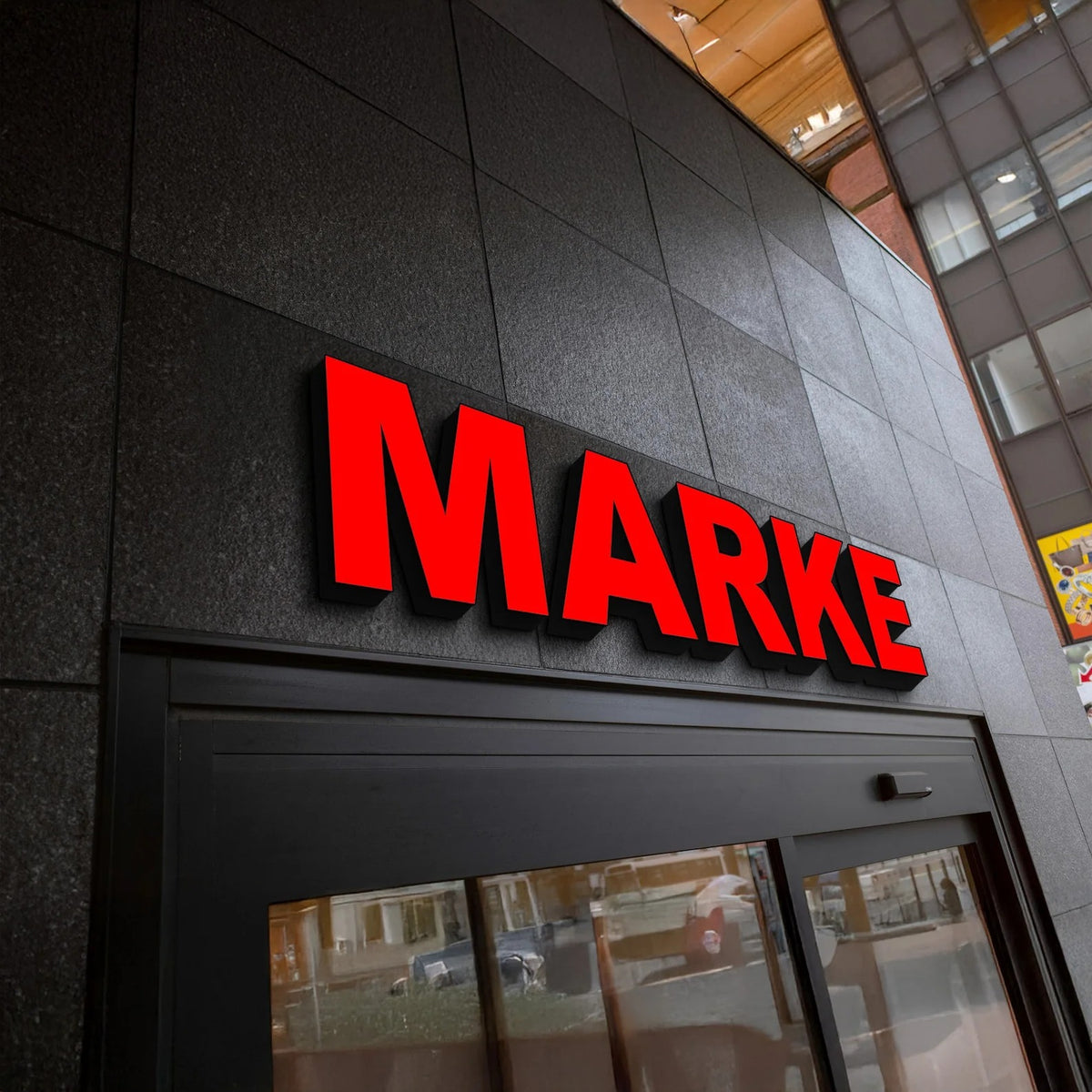 Front Lit LED Channel Letters – Illuminated 3D Storefront Sign