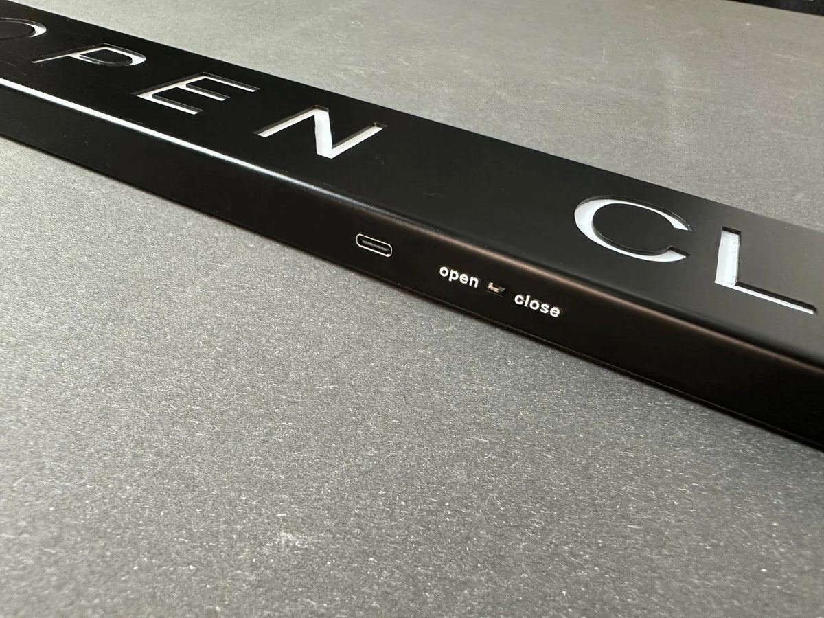LED Open Closed Sign – RGB Business Sign with App Control