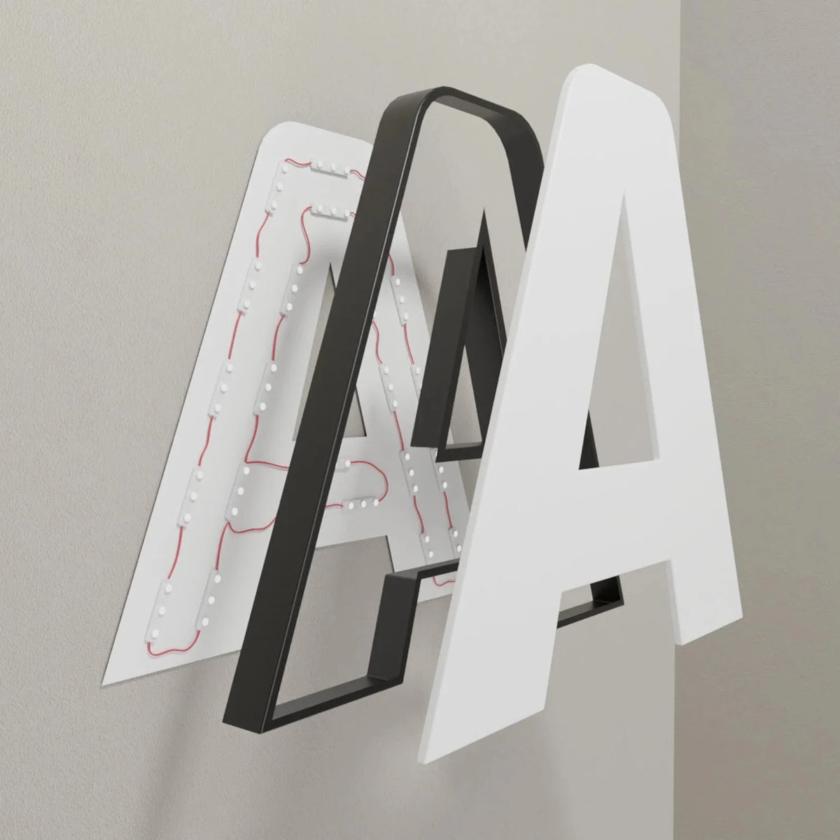 Front Lit LED Channel Letters – Illuminated 3D Storefront Sign