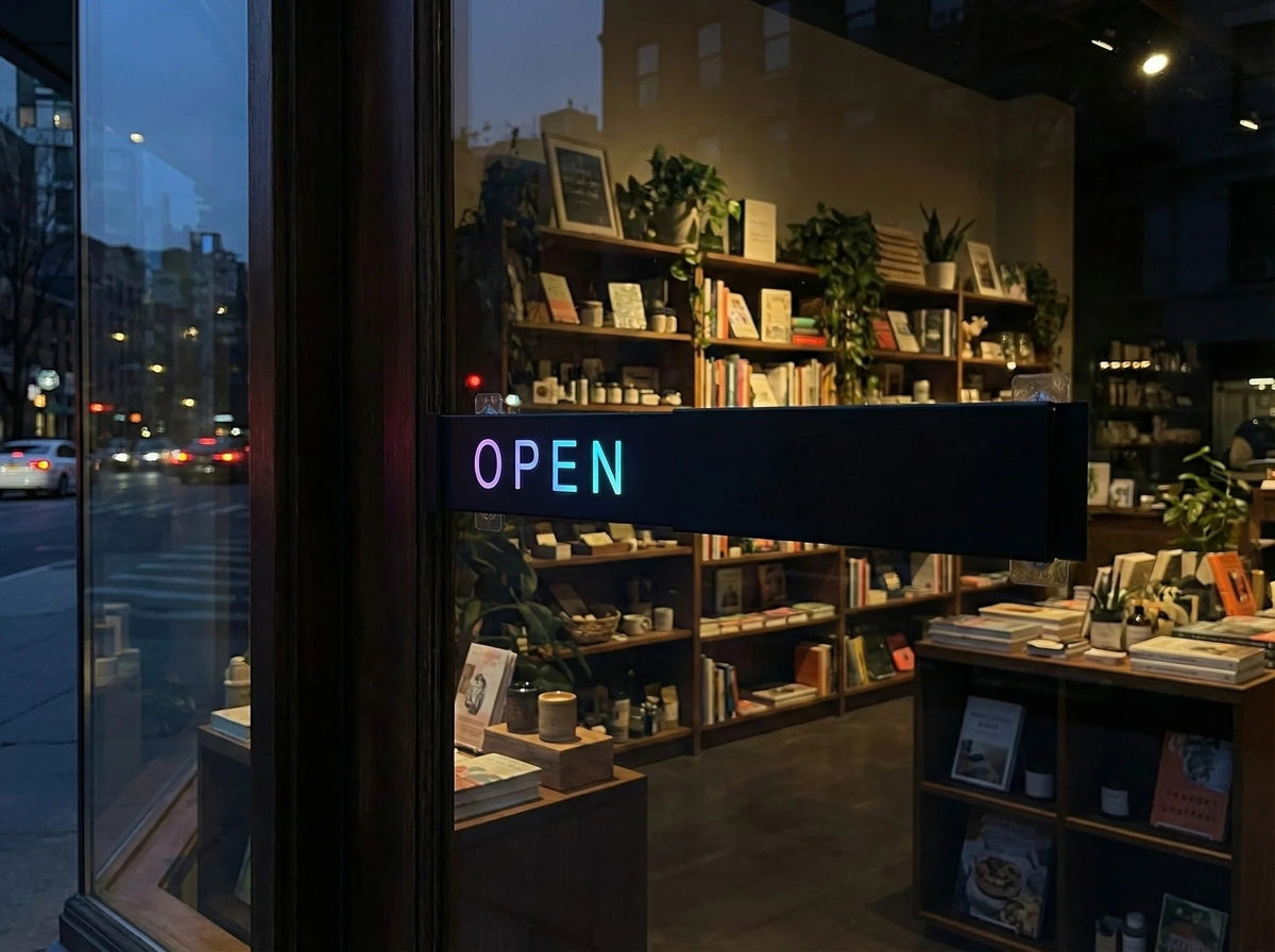 LED Open Closed Sign – RGB Business Sign with App Control