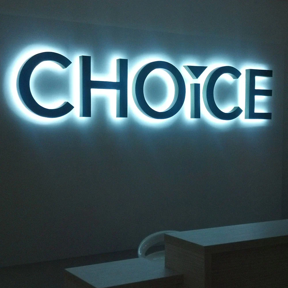 Backlit LED Channel Letters – Halo Lit 3D Storefront Sign