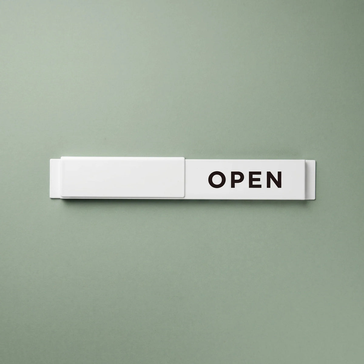 Open / Closed Slider Sign — Modern Wall & Window Shop Sign