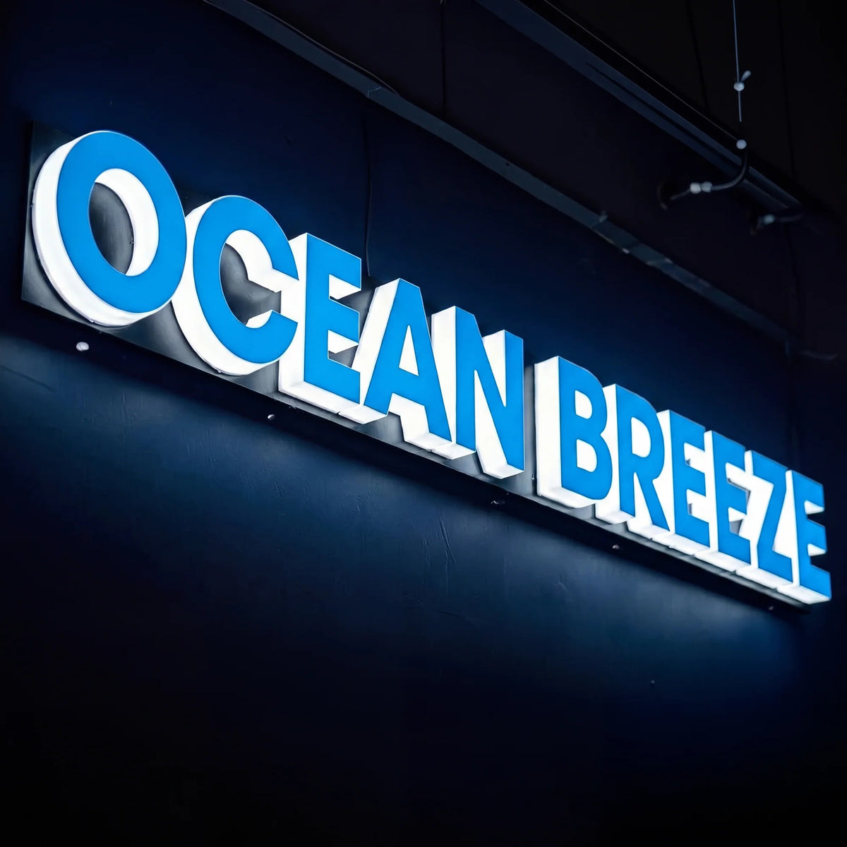 Full Lit 3D Acrylic Letter Sign – Custom LED Business Lettering