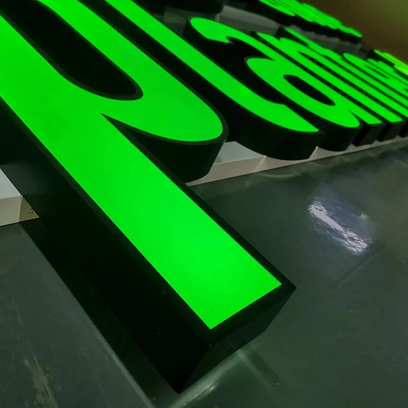 Front Lit LED Channel Letters – Illuminated 3D Storefront Sign