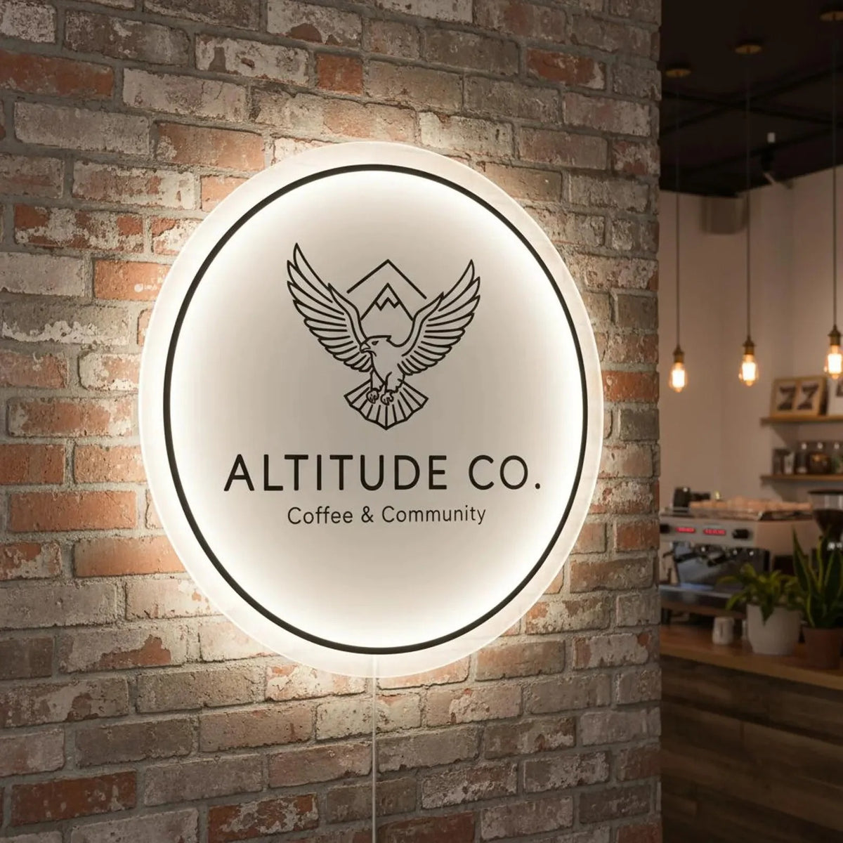 Custom Logo Neon Sign LED Acrylic Business Sign