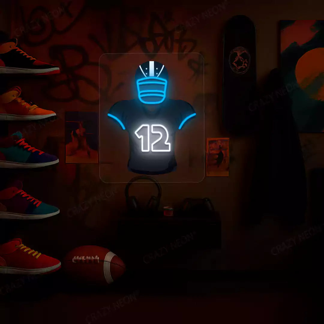 JAX Jersey Football Neon Artwork Sign