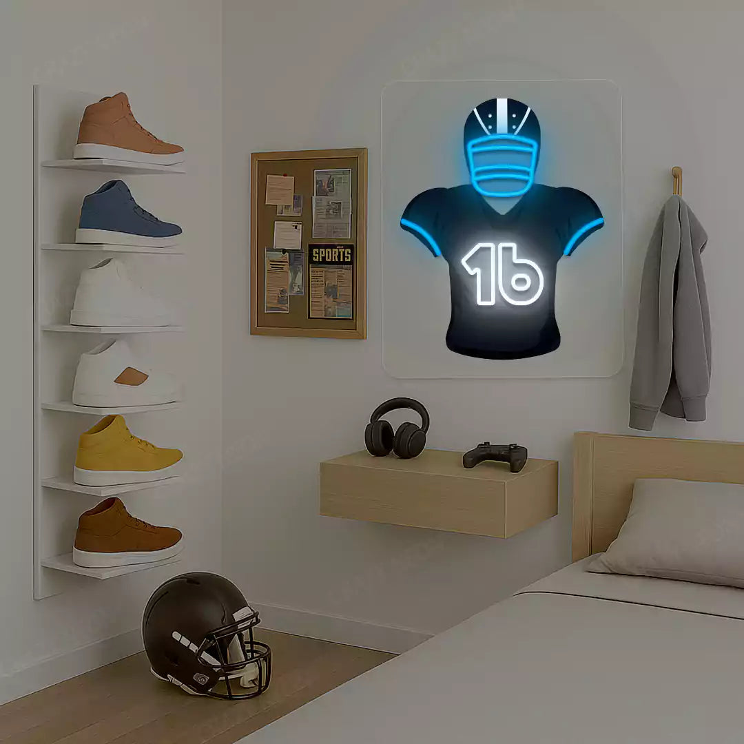 JAX Jersey Football Neon Artwork Sign