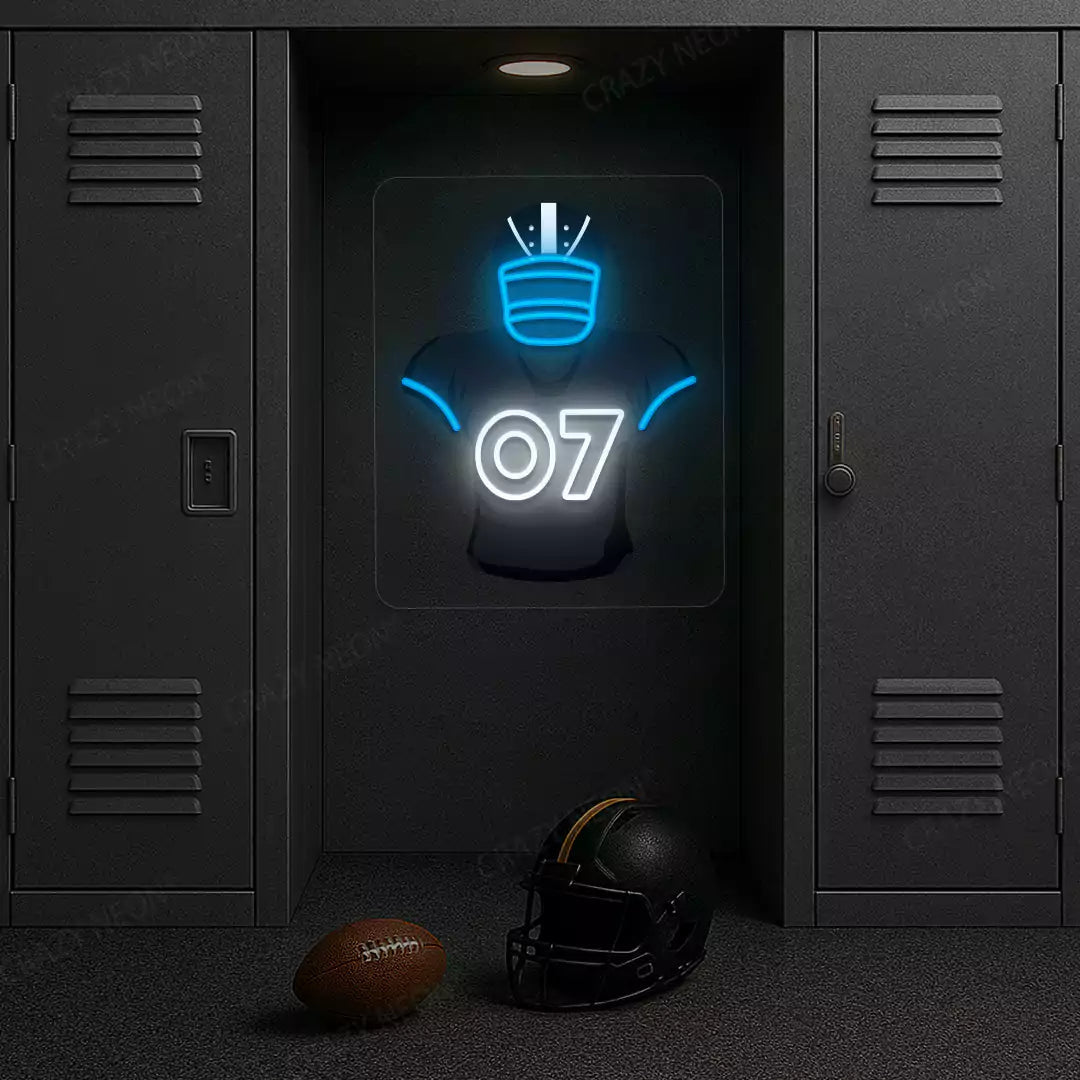 JAX Jersey Football Neon Artwork Sign