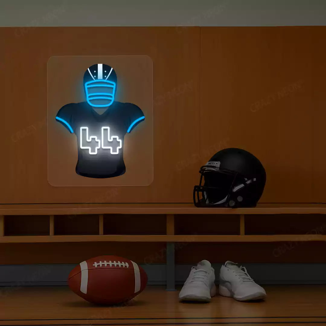 JAX Jersey Football Neon Artwork Sign