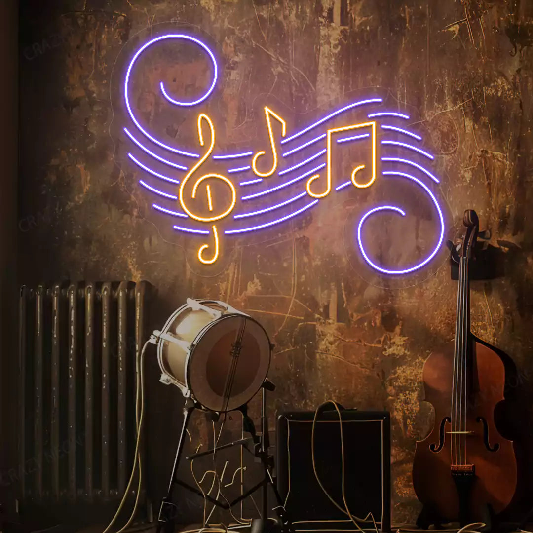 Treble Clef Neon Sign