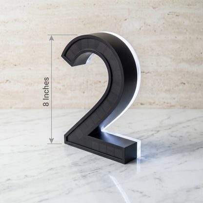 Solar House Number Light – Self-Charging, No Wiring
