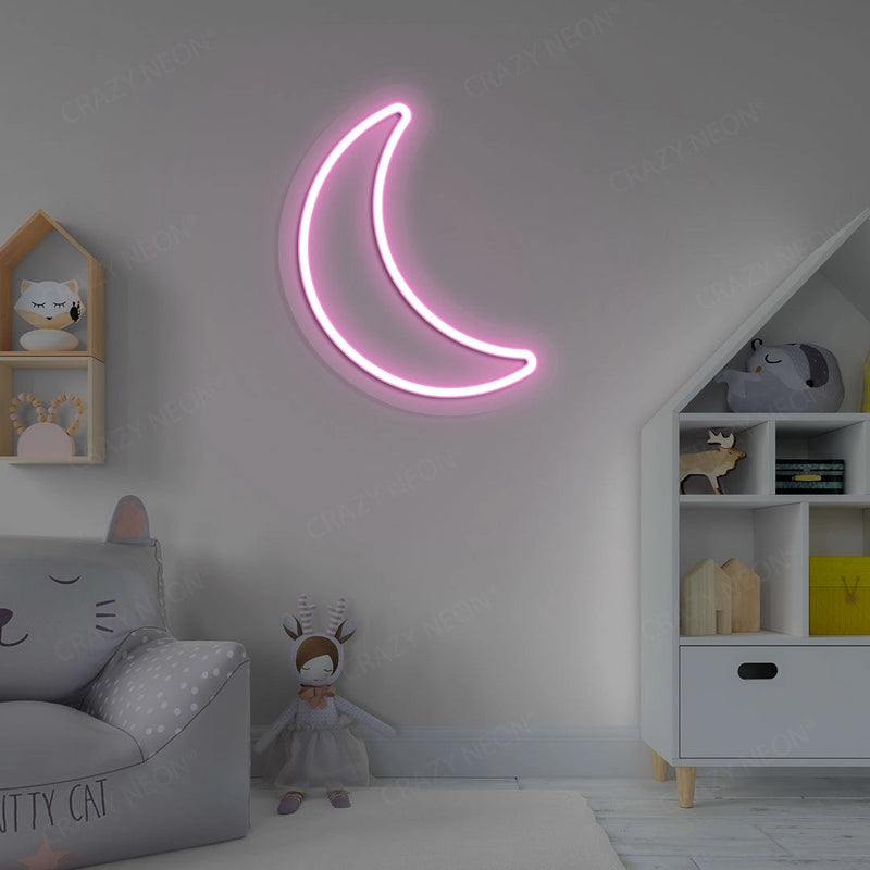 Moon Neon Sign