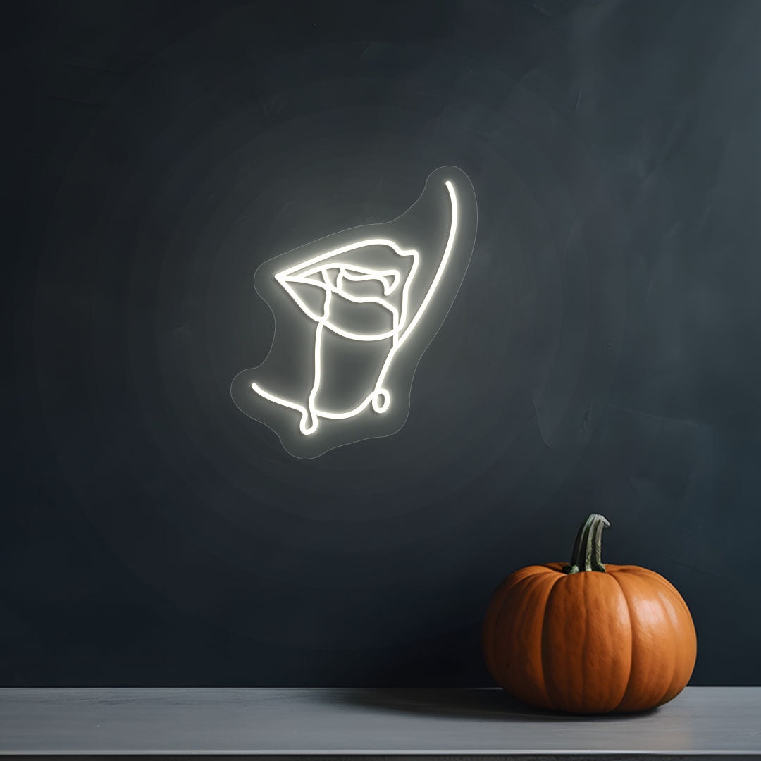 Dracula Mouth Neon Sign