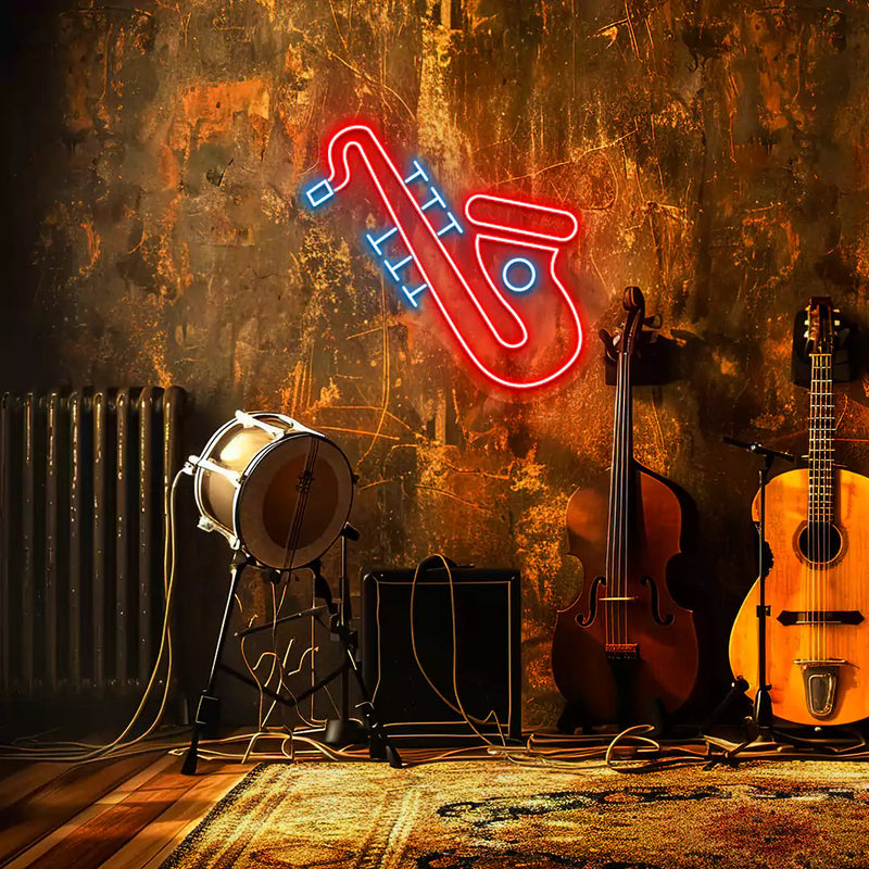 Jazz Saxophone Neon Sign