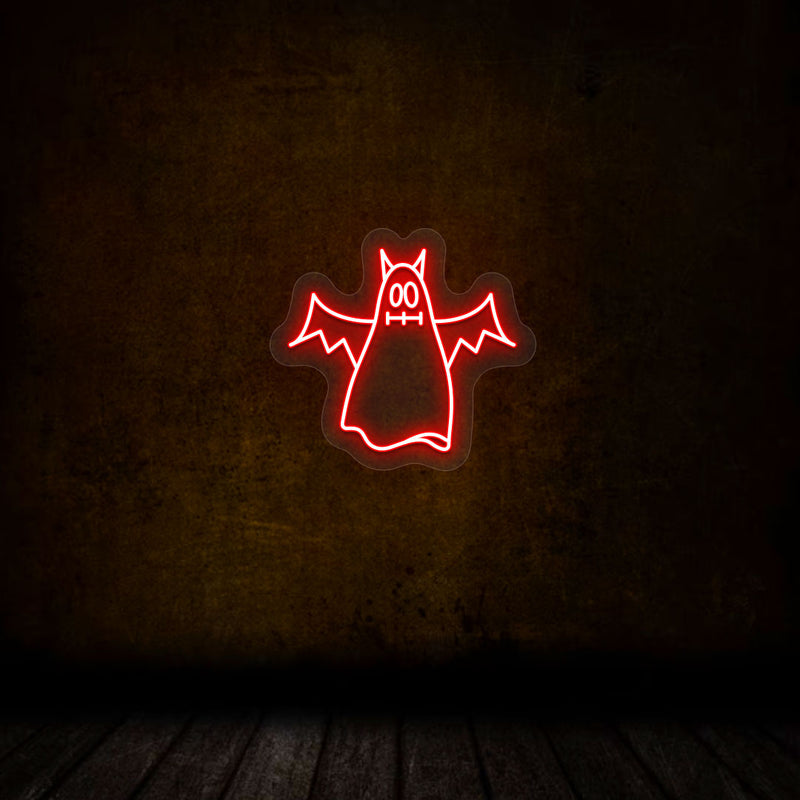 Scary Ghoul Neon Sign