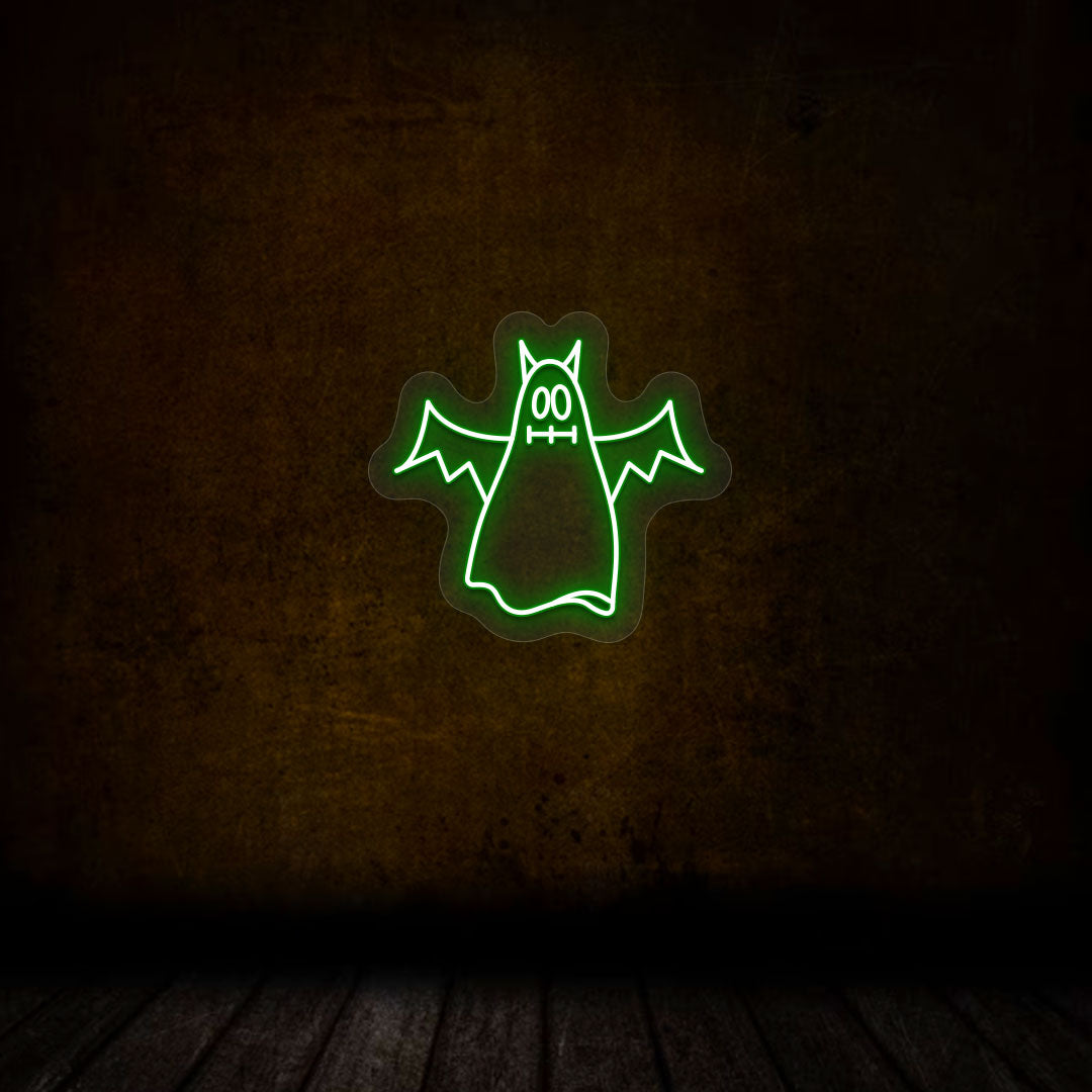 Scary Ghoul Neon Sign