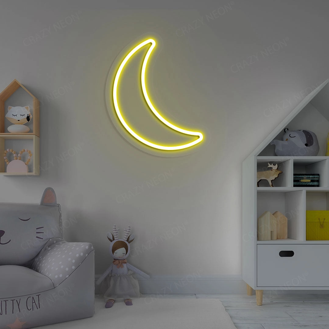 Moon Neon Sign